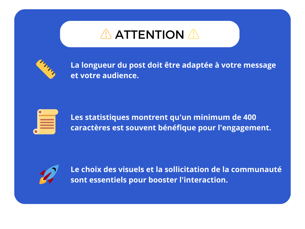 Bonnes pratiques pour la rédaction d'un post