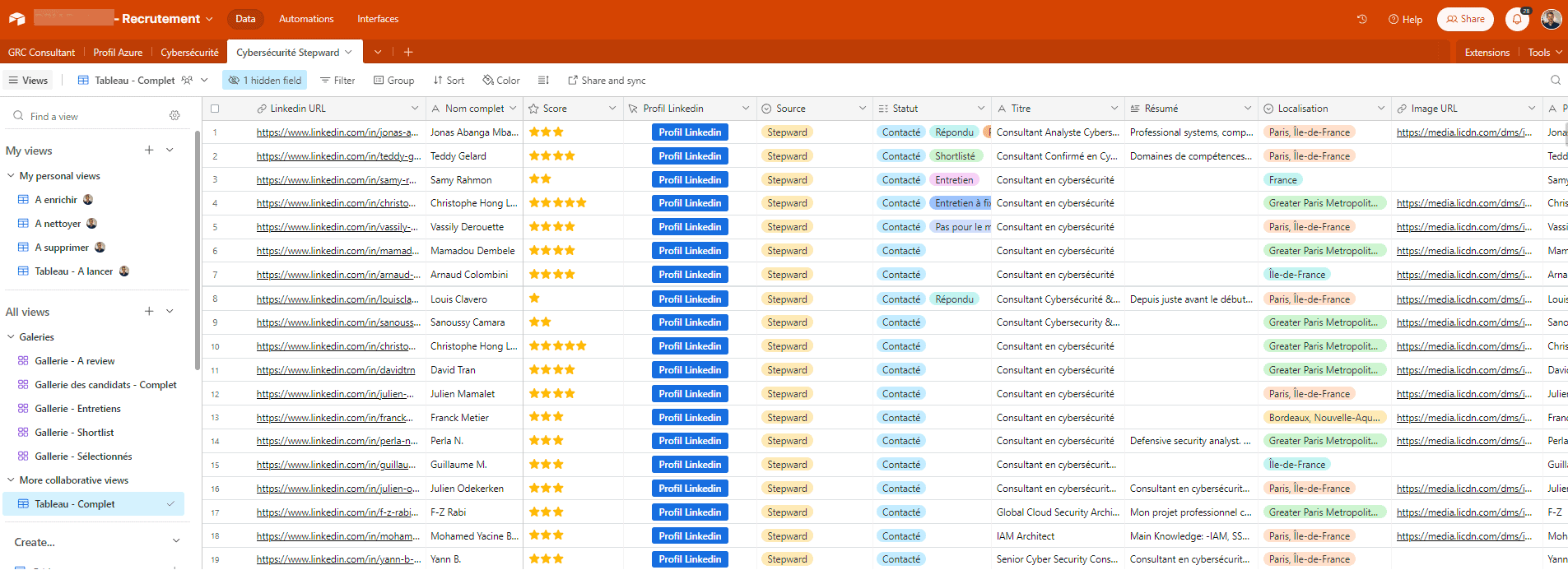 Airtable candidate files