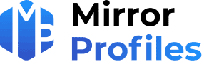 Blue "Profiles" logo with a tie and "PC" symbol.