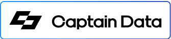 Logo Captain Data avec un design géométrique à gauche et du texte à droite.