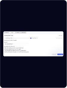 Un écran d'ordinateur affiche un formulaire de connexion ou d'inscription avec des champs pour l'e-mail, le mot de passe et une option pour afficher ou masquer le mot de passe.